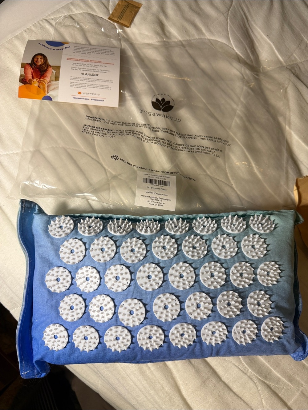 Blue Acupressure Pillow - Blue